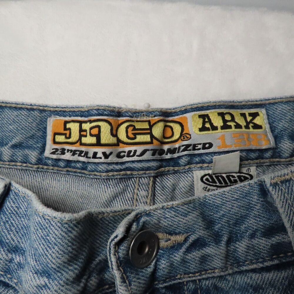 Vintage 90s JNCO Ark 138 Made In USA Wide Leg Baggy Skater Grunge Jeans 32x30